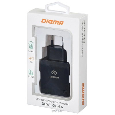 Digma DGWC-2U-3A-BK