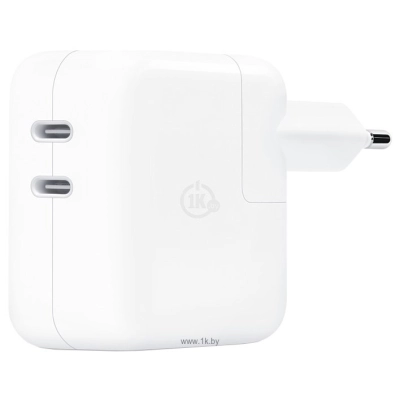 Apple 35W Dual USB‑C Port Power Adapter MNWP3ZM/A