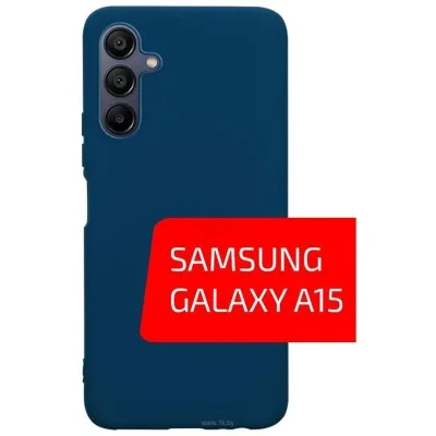 Akami Matt TPU dlya Samsung Galaxy A15 (siniy)