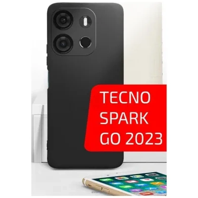 Akami Matt TPU dlya TECNO Spark Go 2023 (chernyiy)