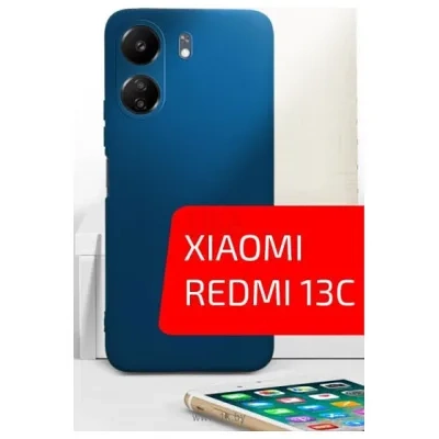 Akami Matt TPU dlya Xiaomi Redmi 13C (siniy)