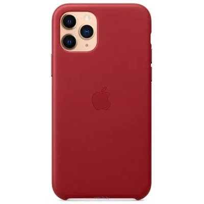 Apple Leather Case dlya iPhone 11 Pro (krasnyiy)