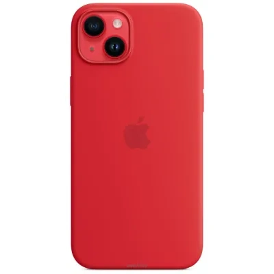 Apple MagSafe Silicone Case dlya iPhone 14 Plus (PRODUCT)RED