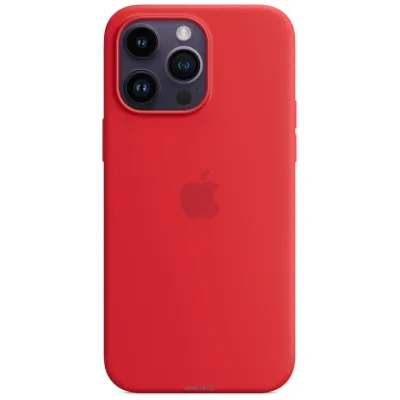 Apple MagSafe Silicone Case dlya iPhone 14 Pro Max (PRODUCT)RED