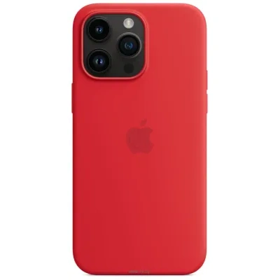 Apple MagSafe Silicone Case dlya iPhone 14 Pro Max (PRODUCT)RED