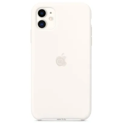 Apple Silicone Case dlya iPhone 11 (belyiy)