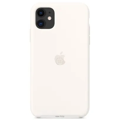 Apple Silicone Case dlya iPhone 11 (belyiy)