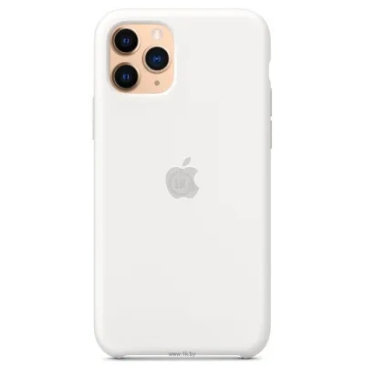 Apple Silicone Case dlya iPhone 11 Pro (belyiy)