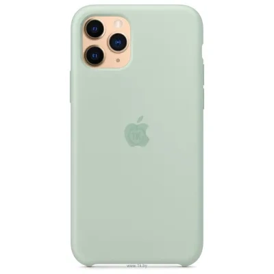 Apple Silicone Case dlya iPhone 11 Pro (goluboy berill)