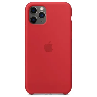 Apple Silicone Case dlya iPhone 11 Pro (krasnyiy)