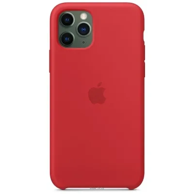 Apple Silicone Case dlya iPhone 11 Pro (krasnyiy)