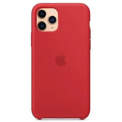 Apple Silicone Case dlya iPhone 11 Pro (krasnyiy)