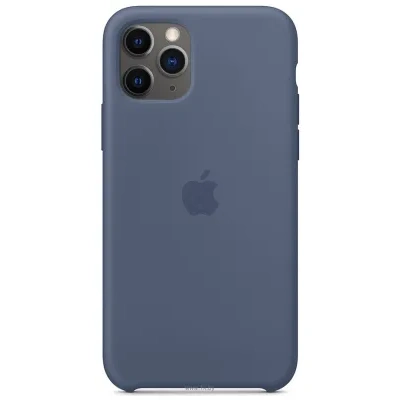 Apple Silicone Case dlya iPhone 11 Pro (morskoy led)