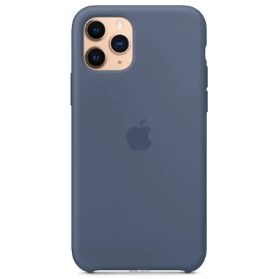 Apple Silicone Case dlya iPhone 11 Pro (morskoy led)