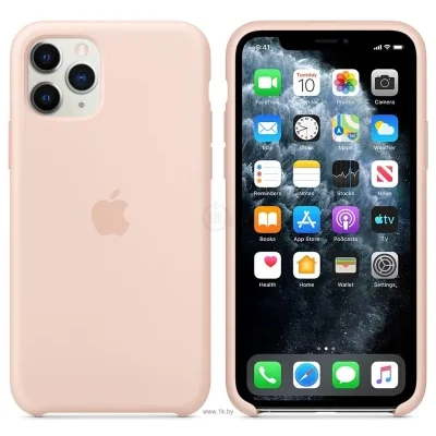 Apple Silicone Case dlya iPhone 11 Pro (rozovyiy pesok)