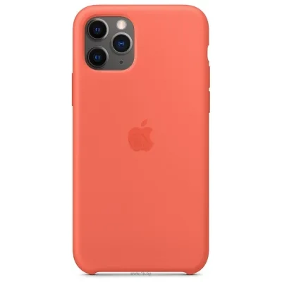 Apple Silicone Case dlya iPhone 11 Pro (spelyiy klementin)