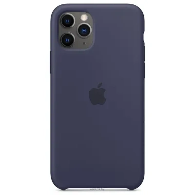 Apple Silicone Case dlya iPhone 11 Pro (temno-siniy)