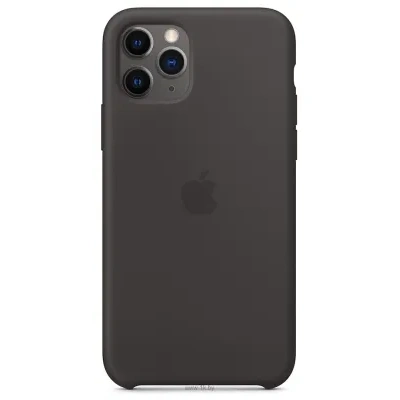 Apple Silicone Case dlya iPhone 11 Pro (chernyiy)