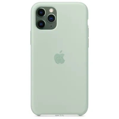 Apple Silicone Case dlya iPhone 11 Pro Max (goluboy berill)