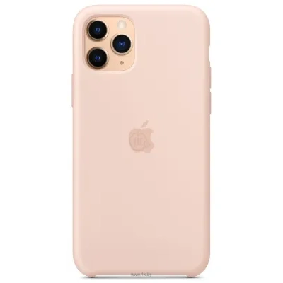 Apple Silicone Case dlya iPhone 11 Pro Max (rozovyiy pesok)