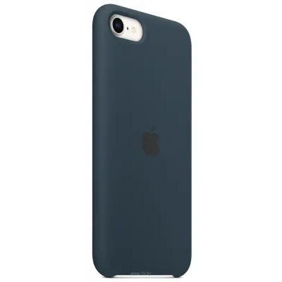 Apple Silicone Case dlya iPhone SE (sinyaya bezdna)