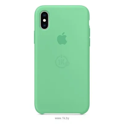 Apple Silicone Case dlya iPhone XS (nejnaya myata)