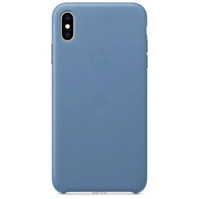 Apple Silicone Case dlya dlya iPhone XS (sinie sumerki)