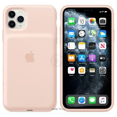 Apple Smart Battery Case dlya iPhone 11 Pro Max (rozovyiy pesok)