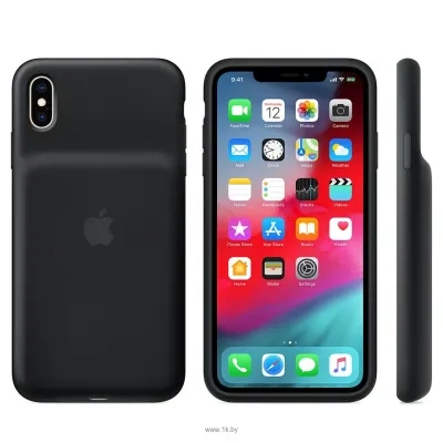 Apple Smart Battery Case dlya iPhone XS Max (chernyiy)