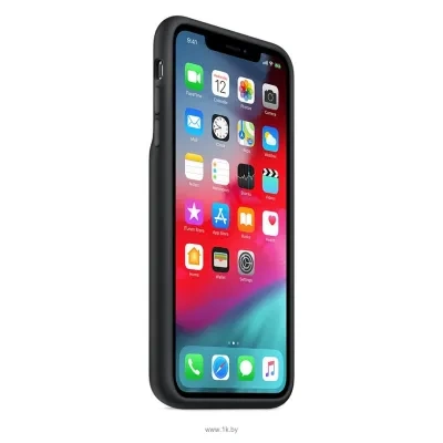 Apple Smart Battery Case dlya iPhone XS Max (chernyiy)