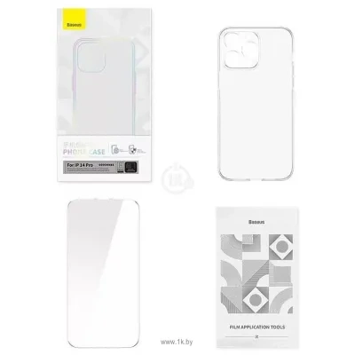 Baseus Corning Series Protective Case dlya iPhone 14 Pro (prozrachnyiy)