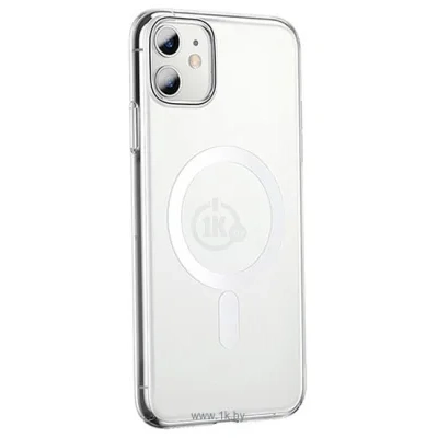 Baseus Crystal Magnetic Case dlya iPhone 11 (prozrachnyiy)