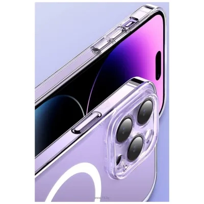 Baseus Crystal Series Magnetic Case dlya iPhone 13 Pro (prozrachnyiy)