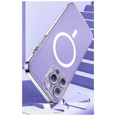 Baseus Crystal Series Magnetic Case dlya iPhone 13 Pro (prozrachnyiy)