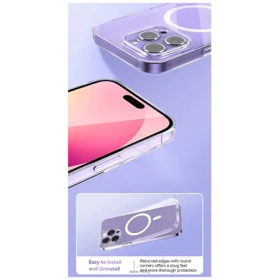 Baseus Crystal Series Magnetic Case dlya iPhone 13 Pro (prozrachnyiy)