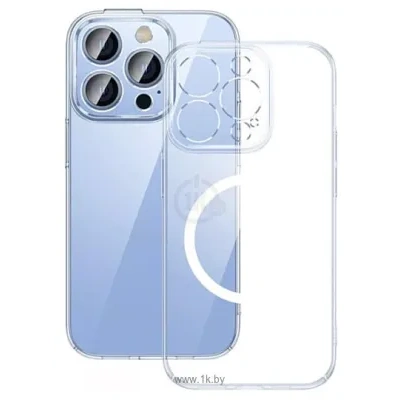 Baseus Crystal Series Magnetic Case dlya iPhone 14 Pro Max (prozrachnyiy)