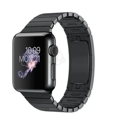Apple Watch 38mm Space Black with Space Black Link Bracelet (MJ3F2)