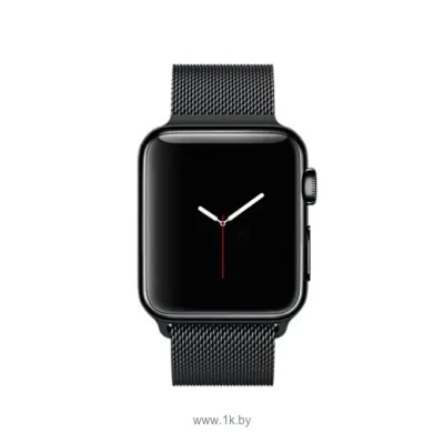 Apple Watch 38mm Space Black with Space Black Milanese Loop (MMFK2)