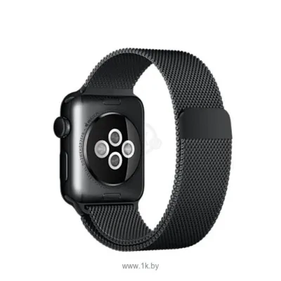Apple Watch 38mm Space Black with Space Black Milanese Loop (MMFK2)